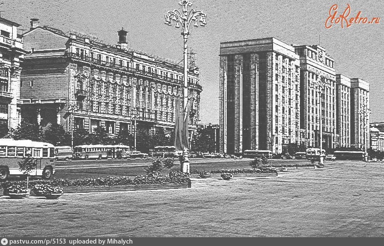 Москва - Манежная площадь 1960—1963, Россия, Москва,