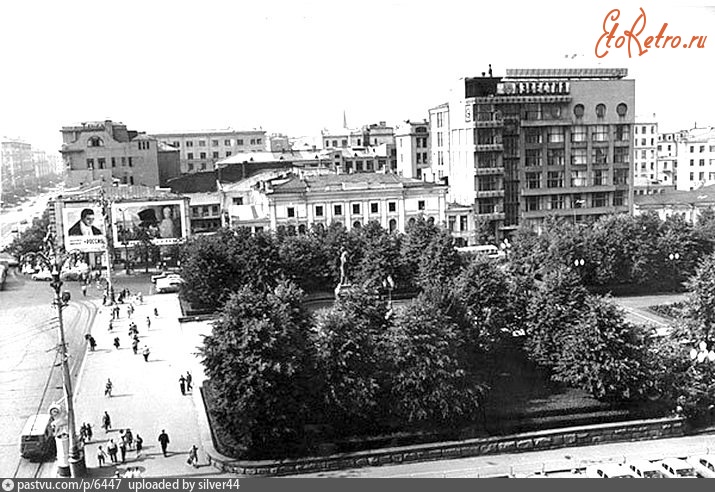 Москва - Пушкинская площадь 1965, Россия, Москва,
