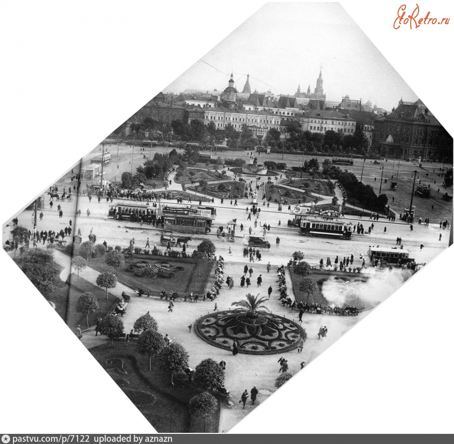 Москва - Вид с Большого театра 1928—1930, Россия, Москва,