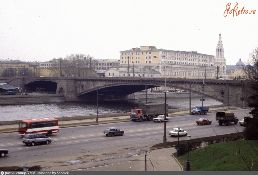 Москва - Большой Москворецкий мост 1991, Россия, Москва,