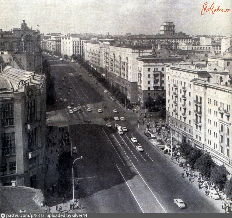 Москва - Улица Горького 1971, Россия, Москва,