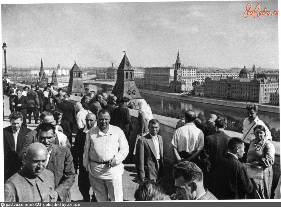 Москва - Вид из Кремля на Софийскую набережную 1938, Россия, Москва,