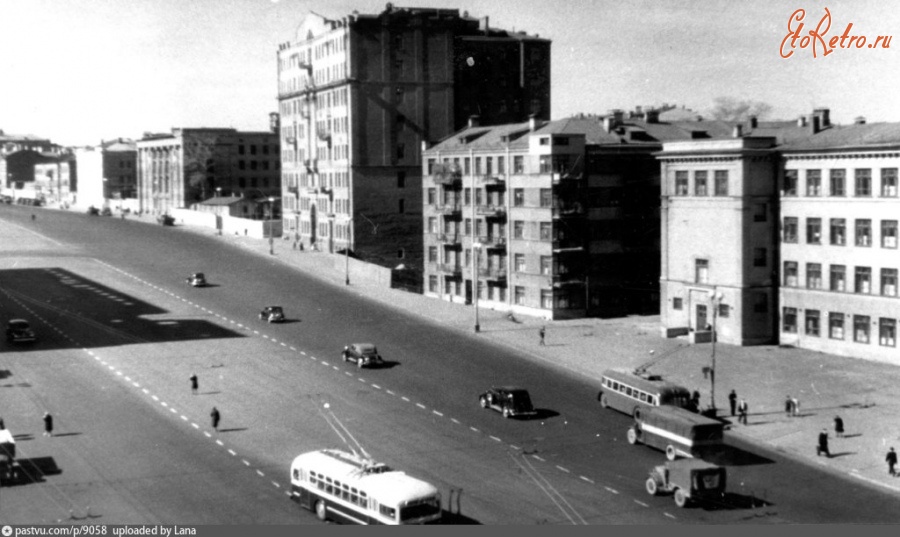 Москва - Садовая-Самотечная улица 1948, Россия, Москва,