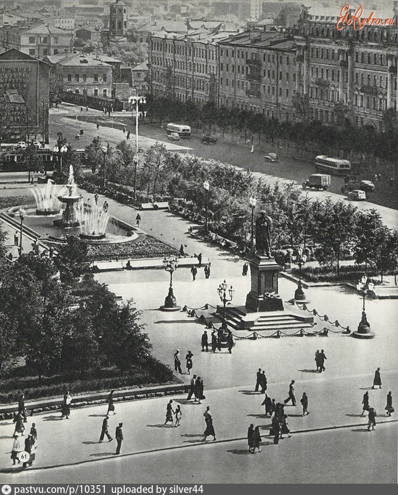 Москва - Пушкинская площадь 1956, Россия, Москва,