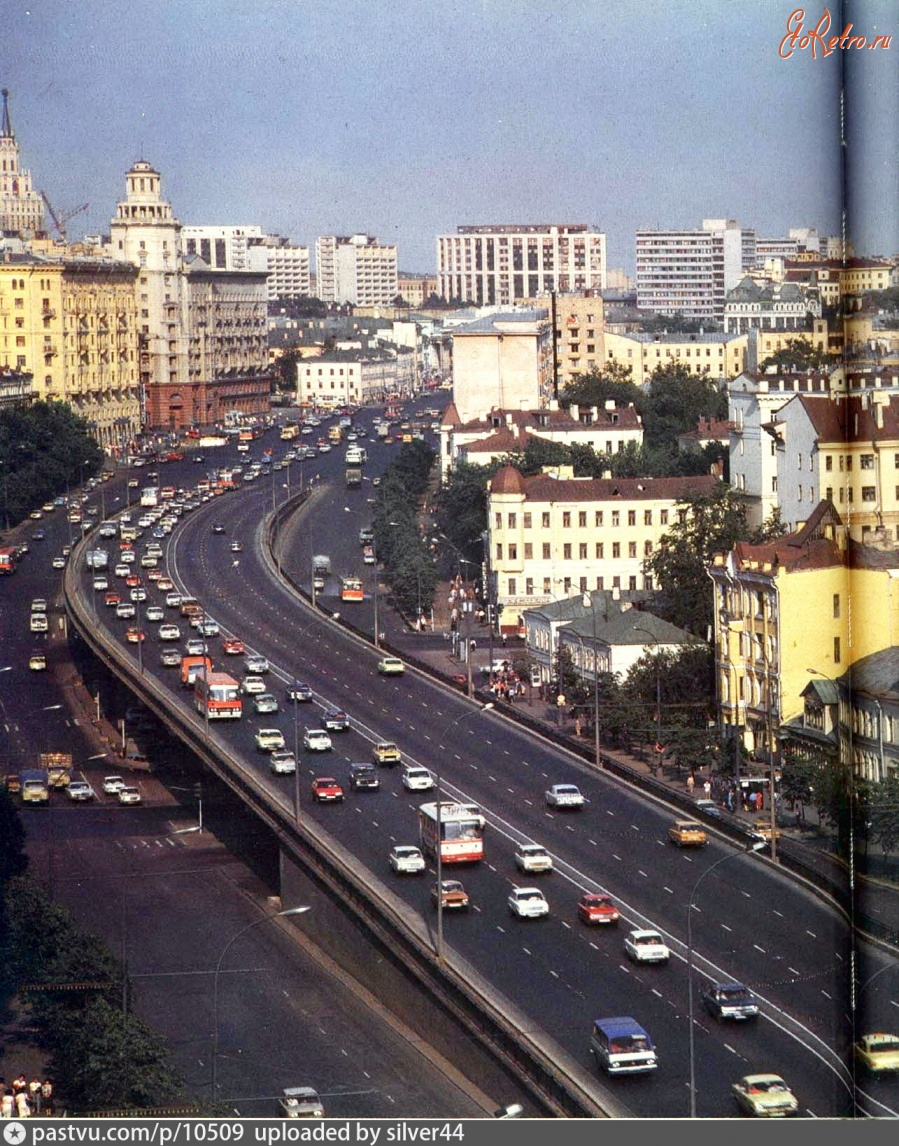 Москва - Самотечная эстакада 1985—1987, Россия, Москва,