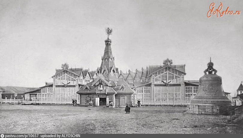 Москва - Деревянный павильон-шатёр в Кремле 1872, Россия, Москва,