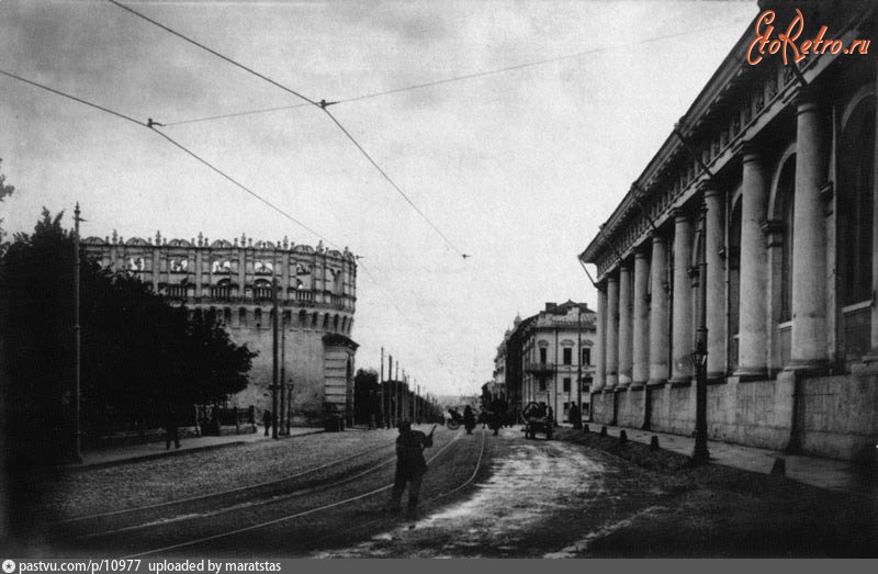 Москва - У Сапожковской площади на Неглинной улице 1903, Россия, Москва,