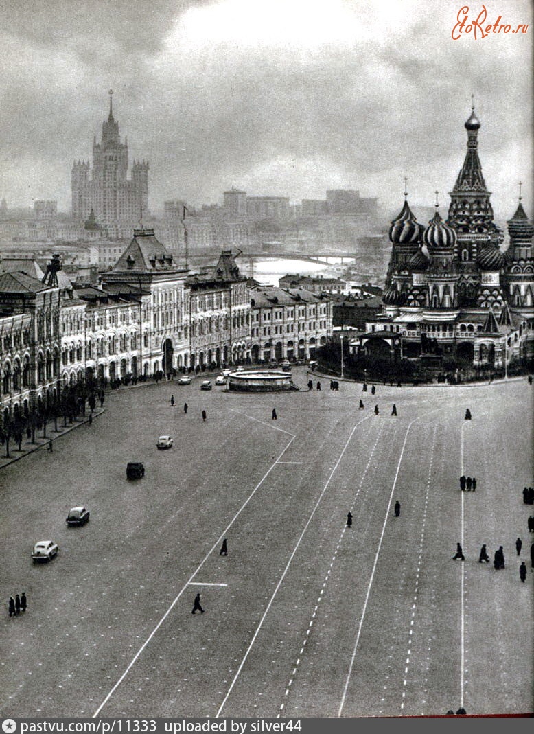Москва - Красная площадь 1956, Россия, Москва,
