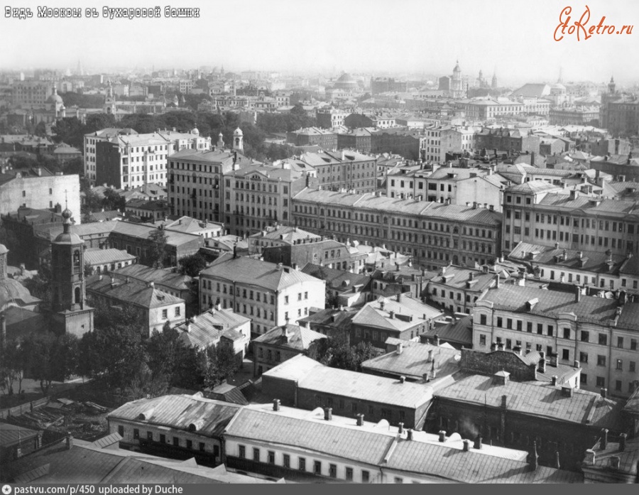 Москва - Вид с Сухаревой башни 1914, Россия, Москва,