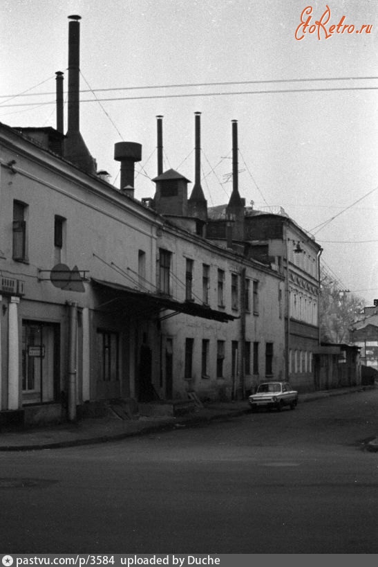 Москва - Луков переулок от Сретенки 1984, Россия, Москва,