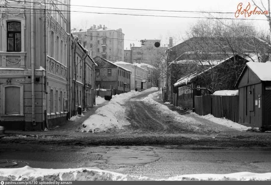 Москва - 1-й Волконский переулок 1980, Россия, Москва,