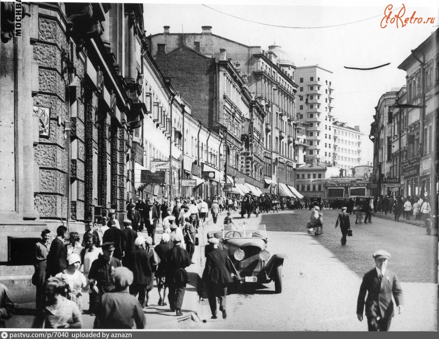 Москва - Улица Кузнецкий Мост 1930, Россия, Москва,