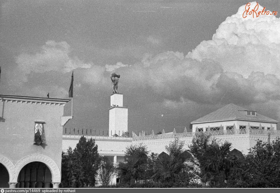Москва - ВСХВ. Павильоны Казахской и Грузинской ССР 1939, Россия, Москва,
