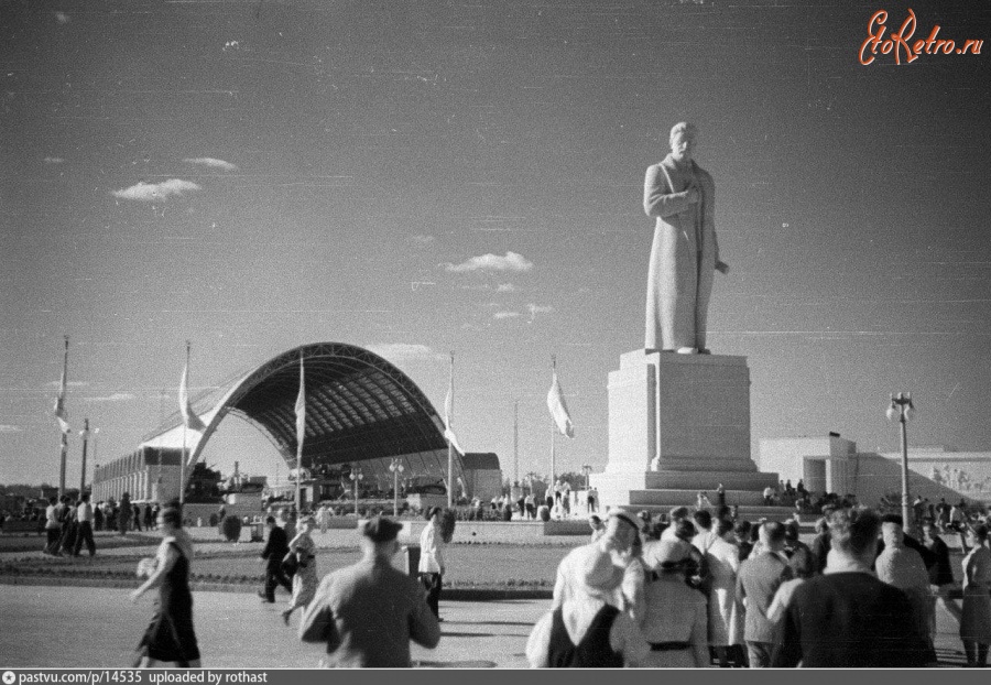 Москва - ВСХВ. Площадь Механизации 1939, Россия, Москва,