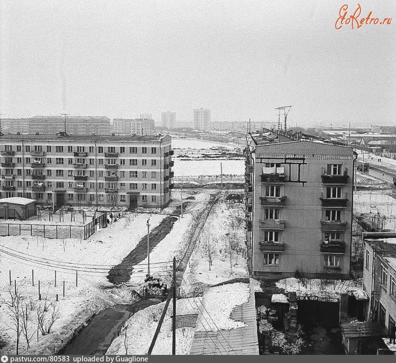 Москва - 1 марта 1966 г. 2-й микрорайон Северного Измайлова.