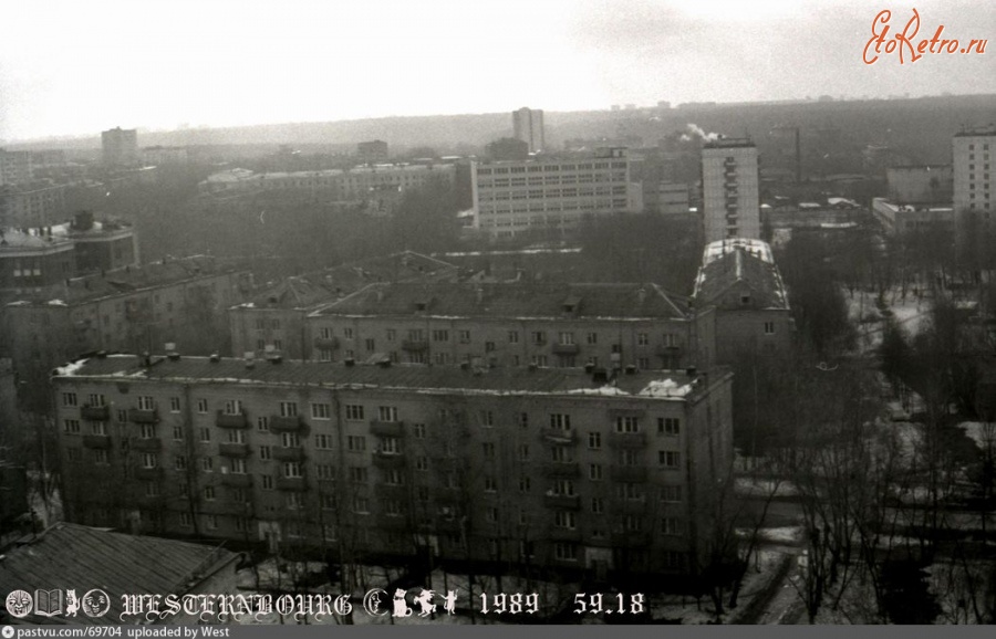 Москва - Измайлово  1989, 3-я Прядильная