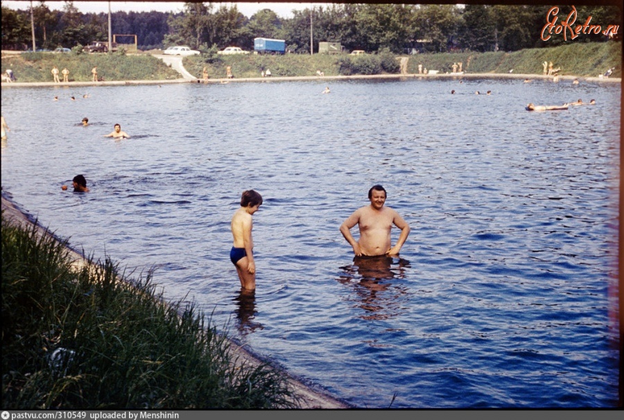 Москва - Ростокино, 6й Путяевский пруд, лето 1983
