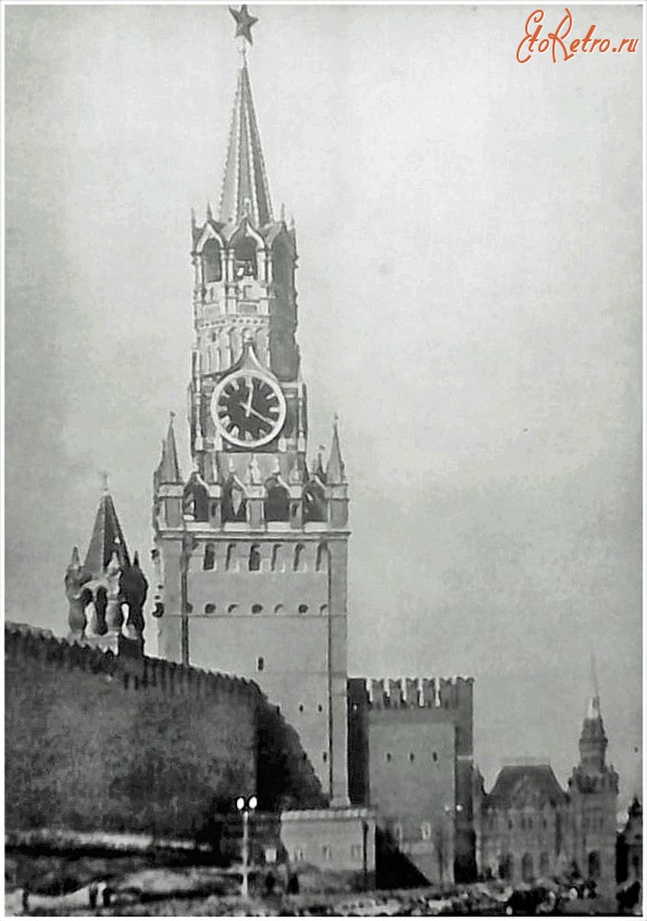 Москва - Спасская башня Московского Кремля