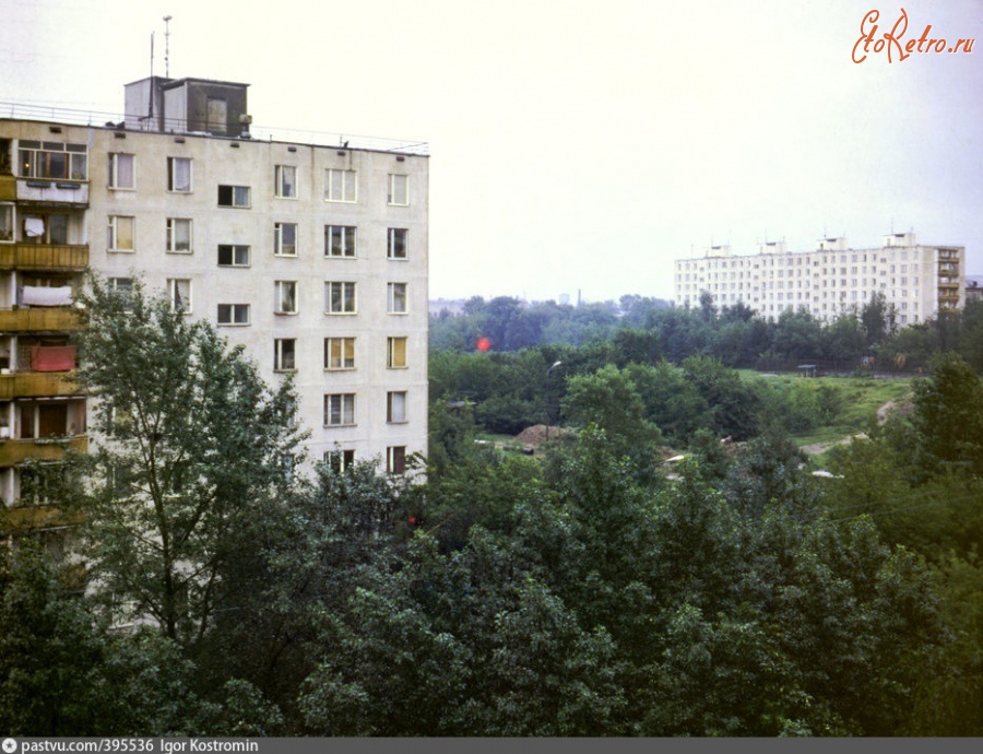 Москва - Вид на овраг из дома № 54 (корп 1)