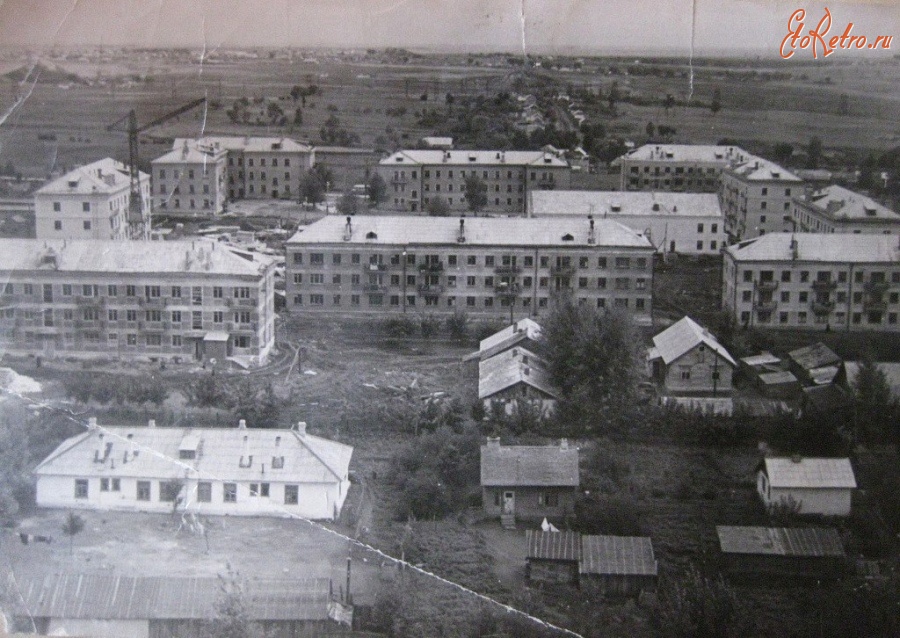 Болохово - Жилой квартал Болохово в 50-ые годы прошлого века