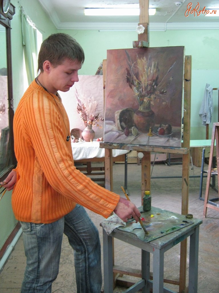 Болохово - Самый молодой художник из Болохово -Сергей Решетов.