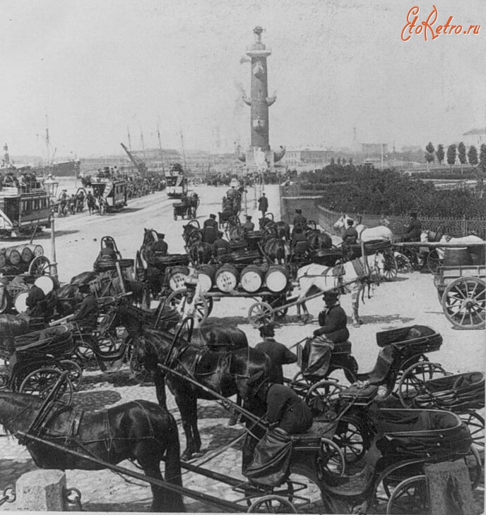 Санкт-Петербург - Ростральная колонна н.XX века