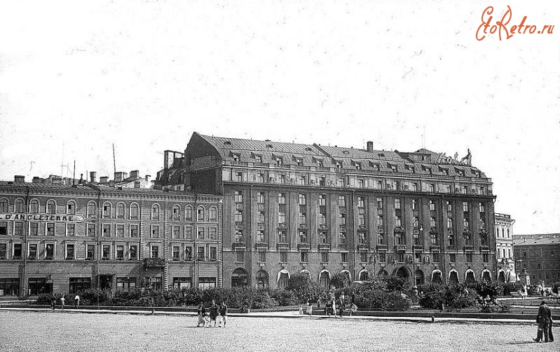 Санкт-Петербург - Астория и Англетер.Так выглядел отель 