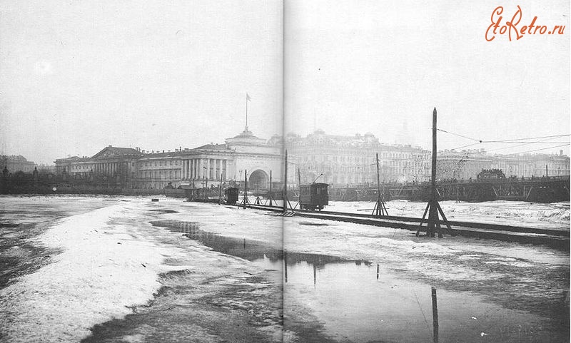 Санкт-Петербург - Трамвай на льду Невы