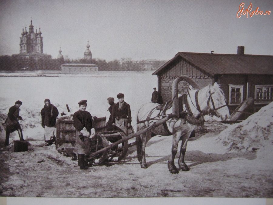 Санкт-Петербург - заготовка льда с Невы