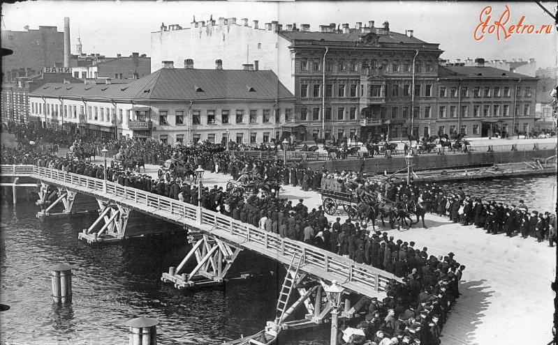Санкт-Петербург - Временный Египетский мост