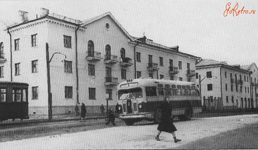 Ижевск - Ижевск улица Орджоникидзе и автобус ЗиС