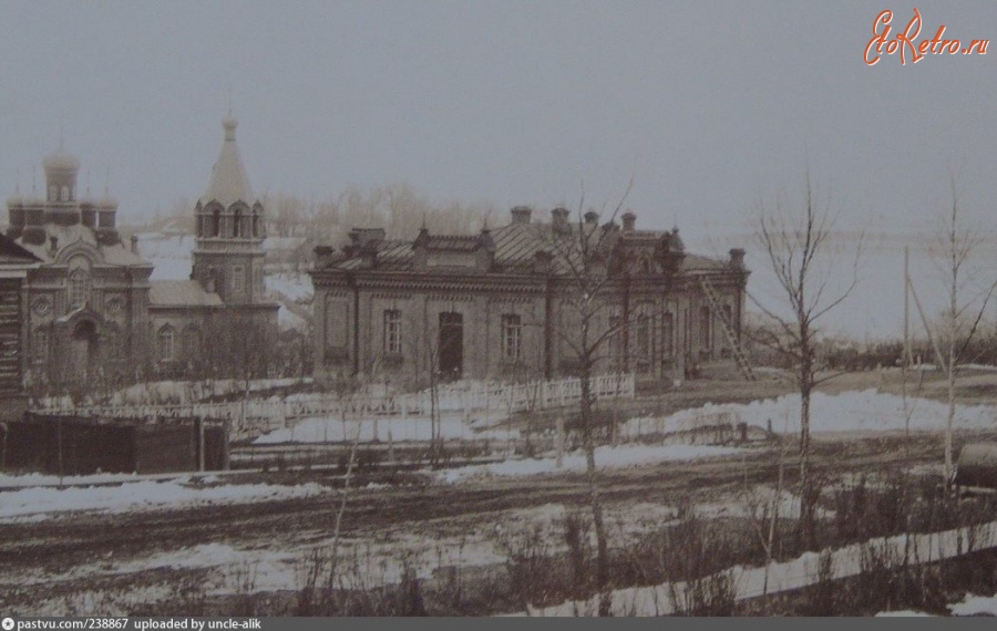 Хабаровск - Дом причта на территории Иннокентиевской церкви (здание не сохранилось), ул. Тургенева 73б