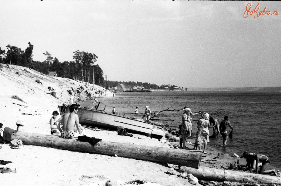 Чебоксары - Чебоксары.Сосновка.Пляж.Лето 1981 года.
