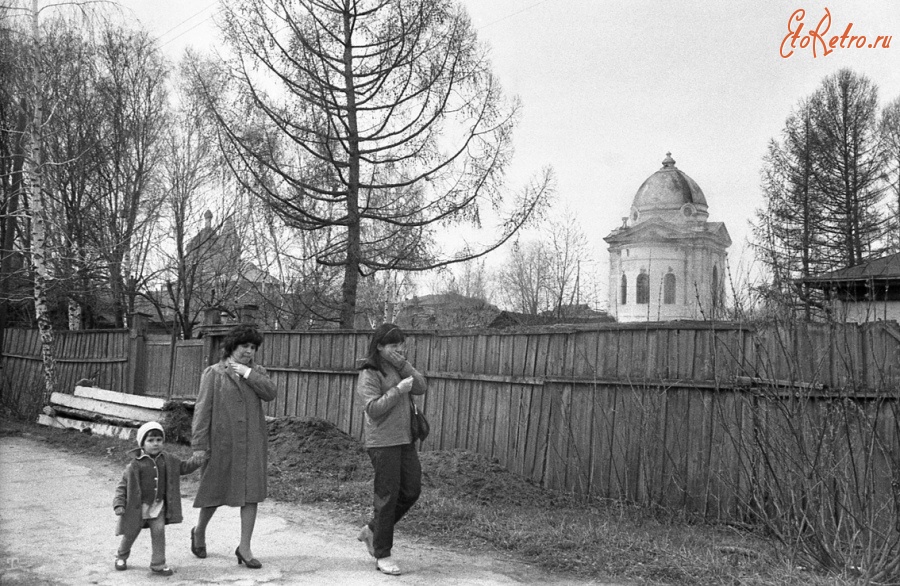 Чебоксары - Улица Баумана, Владимирская горка. 1980 год