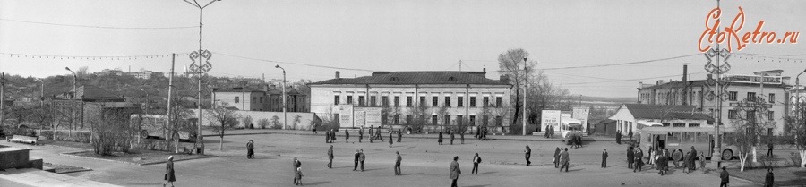 Чебоксары - Театральная площадь. 1980 год