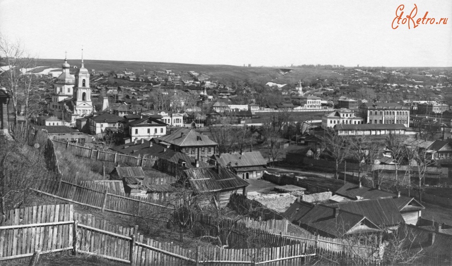 Чебоксары - Вид на центр города. 1929 год