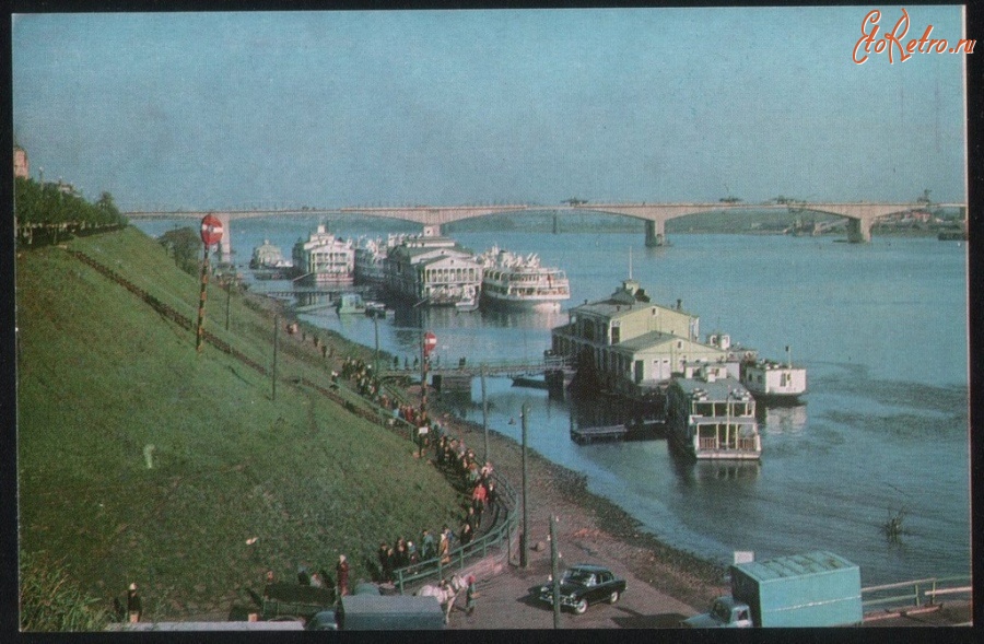 Ярославль - Набережная Ярославля 1967 год