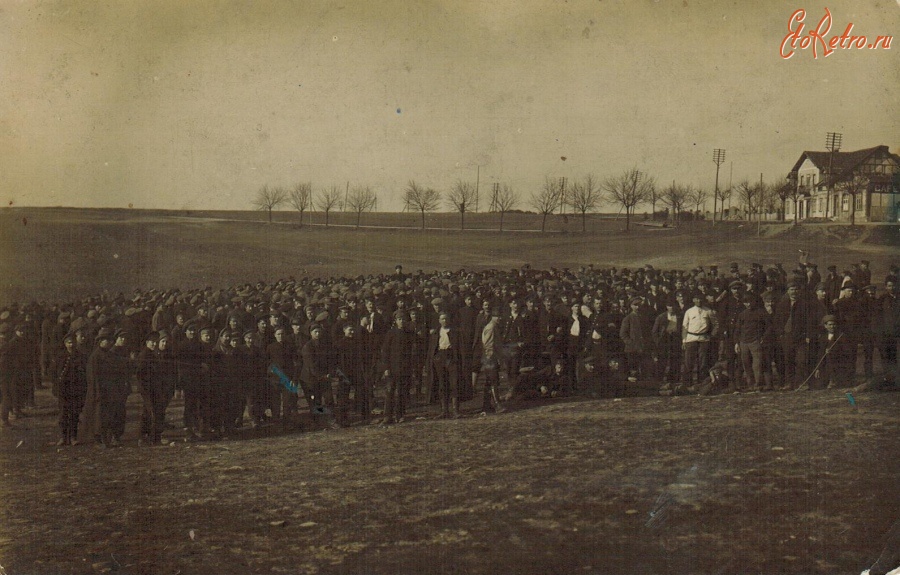 Германия - Лагерь Хаммельбург. Собрание 1 мая 1920 года.