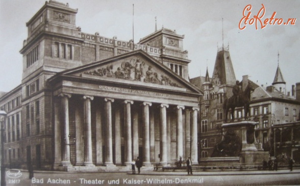Берлин - Театр, Памятник Вильгельму.