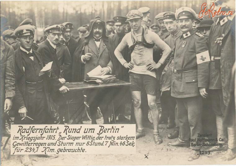 Берлин - Победитель велопробега вокруг Берлина, 1915