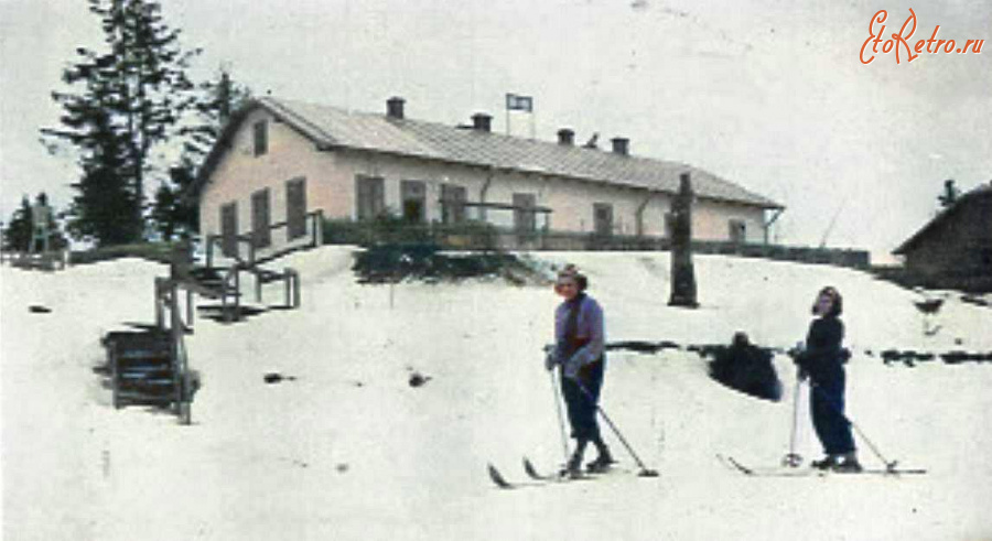Львовская область - с.Орів поблизу Трускавця. Туристичний притулок ПТТ. 1936 рік.