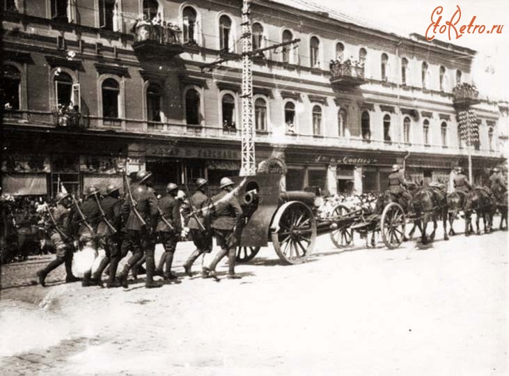 Киев - Київ. Польська армія в Київі. 1920 рік.