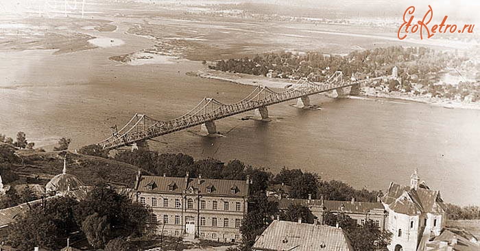 Киев - Київ.  Міст Євгенії Бош.