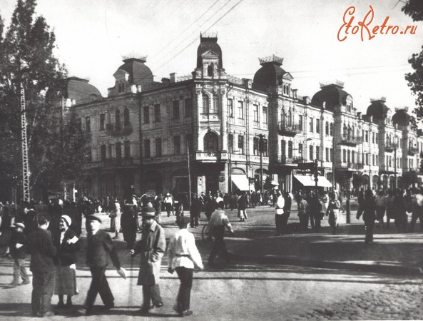 Киев - Киев. Красноармейская -угол Бессарабской площади.