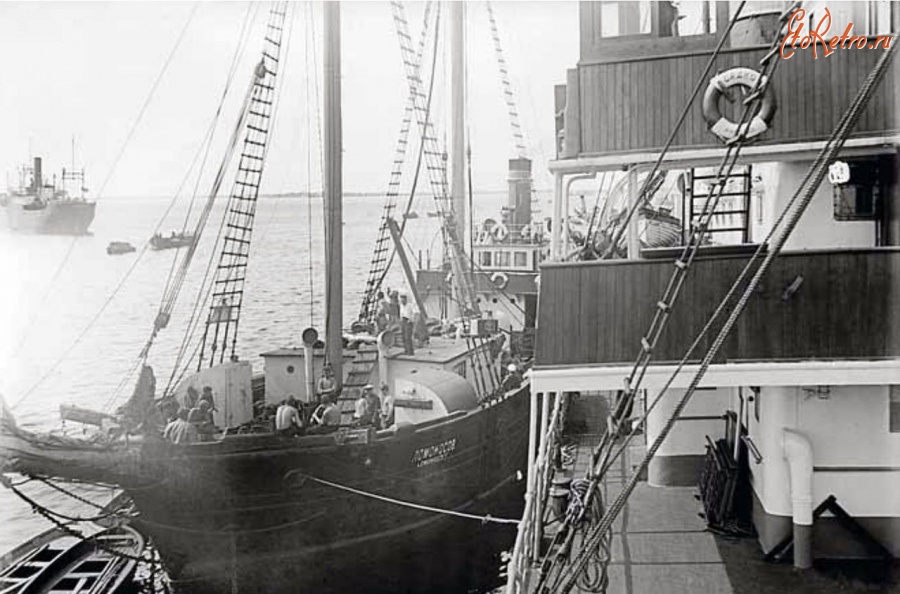 Архангельская область - Легендарный пароход «Садко» готовится к арктическому рейсу, 1930-е годы