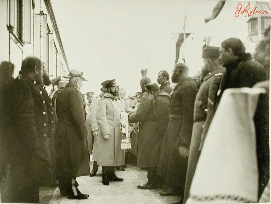 Жмеринка - Прибытие императора Николая II в Жмеринку 19 декабря 1904 Украина , Винницкая область