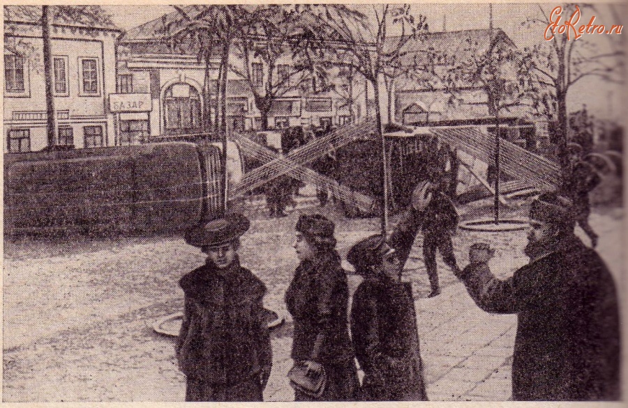Одесса - Баррикады в Одессе в декабре 1905 года.