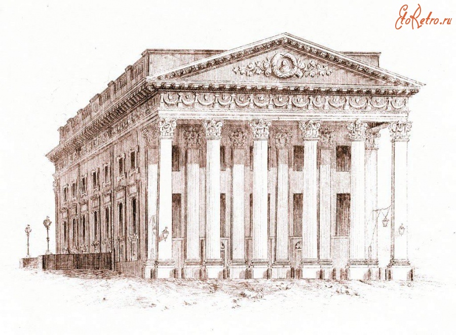 Одесса - Первый городской театр 1820-е гг