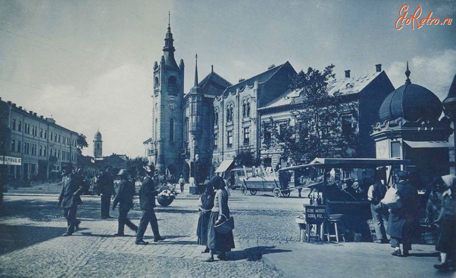 Мукачево - Мукачево на початку 1920-х років.