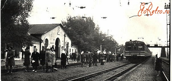 Вольнянск - Старая фотография вокзала